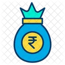 Rupees Bag Rupees Money Bag Icon