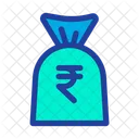 Rupees Bag  Icon