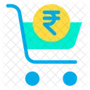 Rupees Cart Shop Icon