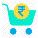 Rupees Cart  Icon
