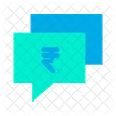 Chat Bubble Rupees Chat Business Chatting Icon