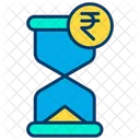 Rupees Clock Hourglass Time Icon