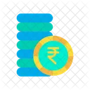 Rupees coins  Icon