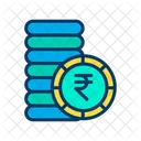 Rupees Coins Rupees Coin Rupees Icon