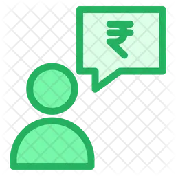 Rupees Conversation  Icon