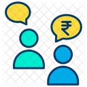 Rupees Conversation  Icon