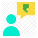 Rupees Chat Bubble Chat Bubble Rupees Chat Icon