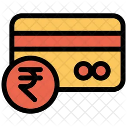 Rupees Credit Card  Icon