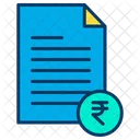 Rupees Document Rupees Document Icon