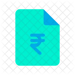 Rupees Document  Icon