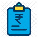 Rupees Finance Papers Document Icon