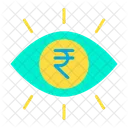 Rupees eye  Icon