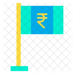 Rupees flag  Icon