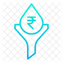 Rupees Funnel Rupees Funnel Icon