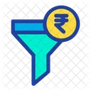 Rupees Funnel  Icon
