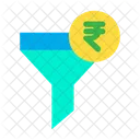 Rupees Funnel  Icon