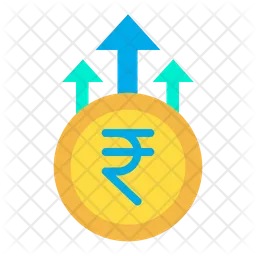 Rupees Growth  Icon