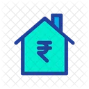 Home House Rupees Symbol Icon