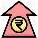 Rupees Increase  Icon