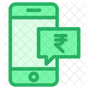Mobile Chat Rupees Chat Icon