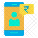 Rupees Mobile Mobile Payment Transaction Icon