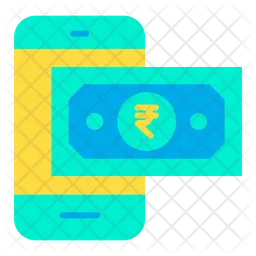 Rupees mobile  Icon