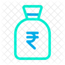 Rupees Money Bag  Icon