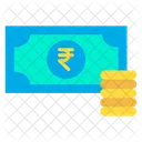 Rupees Notes Rupees Euro Note Icon