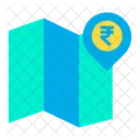 Rupees Place Rupees Map Rupees Location Icon