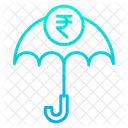 Rupees Protect Money Protection Safety Icon