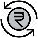 Rupees Rotation Rotation Money Rotation Icon