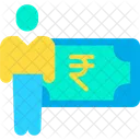 Rupees Salary Employee Salary Cash Icon