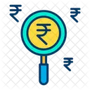Rupees Search  Icon
