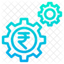 Rupees Finance Finance Setting Icon
