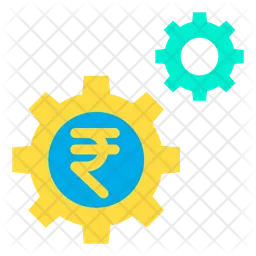 Rupees Setting Wheel  Icon