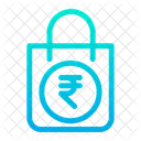 Rupees Shopping  Bag  Icon