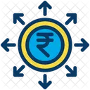 Rupees Spending Invest Icon