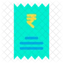 Rupees Statement  Icon