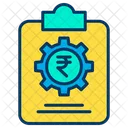 Rupees Strategy Business Management Financial Management Icon