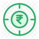 Target Rupees Business Target Icon