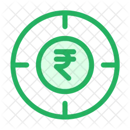 Rupees Target  Icon