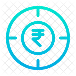 Rupees Target  Icon