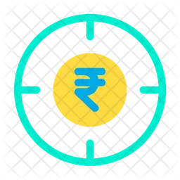 Rupees Target  Icon