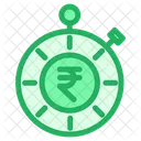 Rupees Time Budget Icon