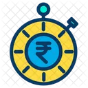 Rupees Time Budget Icon