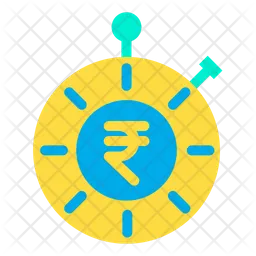 Rupees Time Budget  Icon