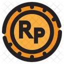 Rupiah Currency Exchange Digital Currency Icon