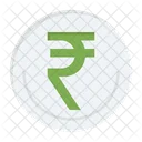 Rupia INR Moneda India Icono