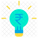 Ideia De Negocio Ideia De Marketing Empresarial Lampada De Luz Ícone