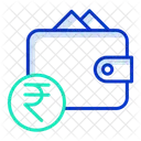 Rupien-Geldbörse  Symbol